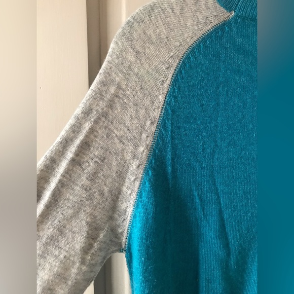 Kerisma Teal Raglan Angora Sweater Soft Boatneck Size Small - Picture 5 of 5